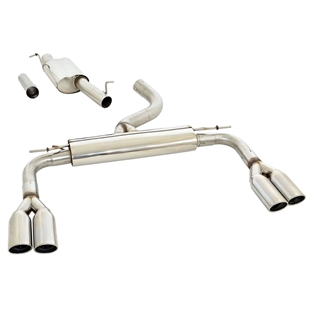 Friedrich Motorsport 76mm Duplex Eksosanlegg Audi A3 8V Cabriolet Quattro